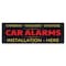 Signmission Car Alarms Installation Banner Concession Stand Food Truck Single Sided B-72-30026 - alternate 1